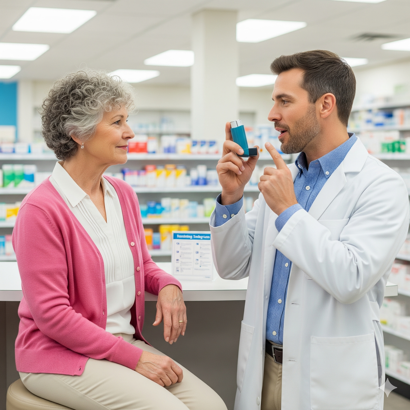 Services inhaler technique Service